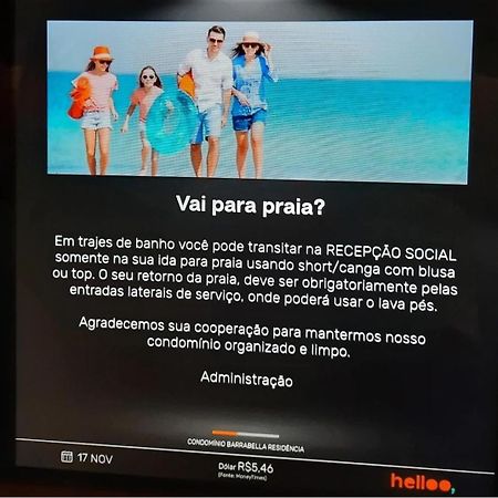 Lindo Apto No Barrabela, Todo Equipado, Com Arcondicionados Split Novos No Quarto E Na Sala, Limpissimo, Cheiroso, Novinho, Condominio Em Frente A Praia, Com Piscina Aquecida, Sauna, Quadra, Academia, Lavanderia, Salao De Beleza, Restaurantes, Mercad 里约热内卢 外观 照片