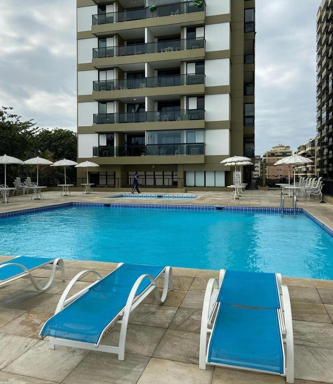 Lindo Apto No Barrabela, Todo Equipado, Com Arcondicionados Split Novos No Quarto E Na Sala, Limpissimo, Cheiroso, Novinho, Condominio Em Frente A Praia, Com Piscina Aquecida, Sauna, Quadra, Academia, Lavanderia, Salao De Beleza, Restaurantes, Mercad 里约热内卢 外观 照片